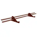Снегозадержатель трубчатый Grand line Snow Kit 3м RAL 3005 цвет красный