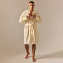 Халат махровый с капюшоном мужской Sima-Land Home Basic Айвори размер M