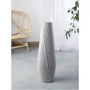 Ваза Сима-ленд Айко керамика цвет серый / серебристый 17 см