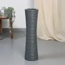 Ваза Сима-ленд Ллойд керамика цвет серый / серебристый 59 см