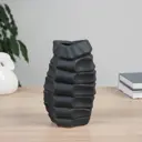 Ваза Сима-ленд Левин керамика цвет черный 10 см