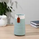 Ваза Сима-ленд Лиам натура керамика цвет синий 18 см