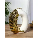 Ваза Сима-ленд Лорей керамика цвет белый 23.5 см