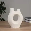 Ваза Сима-ленд Отто керамика цвет белый 8 см