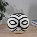 Ваза Сима-ленд Пикассо маска керамика цвет черный 21 см