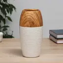 Ваза Сима-ленд Теа керамика цвет бежевый 21 см