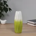 Ваза Сима-ленд Хайди грани стиль керамика цвет зеленый 8.5 см