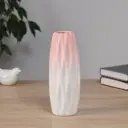 Ваза Сима-ленд Хайди грани стиль керамика цвет розовый 8.5 см