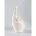 Ваза Сима-ленд Слоник керамика цвет белый 9 см