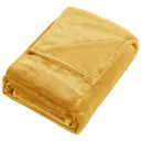 Плед Inspire Flandria 200x220 см микрофибра цвет желтый Jane 5