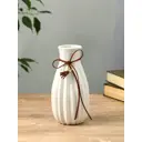 Ваза Сима-ленд Шерон зауженная шнур керамика цвет белый 10 см