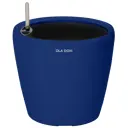 Кашпо Oladom Deluxe Ø36 h32.5 см v16 л пластик кобальт с автополивом