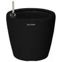 Кашпо Oladom Deluxe Ø36 h32.5 см v16 л пластик черный с автополивом