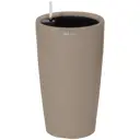 Кашпо Oladom Deluxe Long Ø32.5 h56.5 см v18 л пластик мокко с автополивом