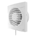 Вентилятор осевой вытяжной Era Rest 5S C -02 D125 мм 36 дБ 185 м³/ч обратный клапан цвет белый