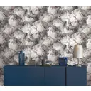 Обои флизелиновые Victoria Stenova Peony коричневые 1.06 м VS585339