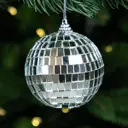 Шар елочный KREAFORTA зеркальный ø8 см серый