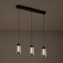 Светильник подвесной Lisse 6 м² нейтральный белый свет цвет черный/серый