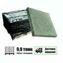 Плитка тротуарная вибролитьевая Bruska Тучка 302x300x30мм комплект 194.4м² цвет серый машиной без выгрузки