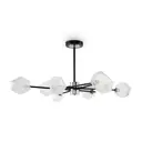 Люстра на штанге Freya Floristic Fr5328cl-08b 8 ламп 16 м² цвет черный