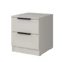 Тумба прикроватная Alsav Tower Ivory 40.2x47x45 см 2 ящика ЛДСП цвет бежевый