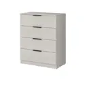 Комод Alsav Tower Ivory 4 ящика 80.9х45х101.2 см ЛДСП цвет бежевый