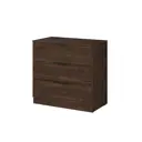 Комод Alsav Tower Брауни 3 ящика 80.9х45х78.4 см ЛДСП цвет коричневый