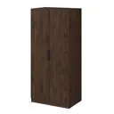 Шкаф распашной Alsav Home Tower-s Брауни с 2 дверями и полками 80x176.1x54.8 см ЛДСП цвет коричневый