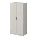 Шкаф распашной Alsav Home Tower-s Ivory с 2 дверями и полками 80x176.1x54.8 см ЛДСП цвет бежевый