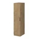 Шкаф распашной Alsav Home Tower-s Teakwood с 1 дверью и полками 40x176.1x54.8 см ЛДСП цвет бежевый
