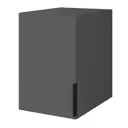 Антресоль с полкой Alsav Home Tower-s New graphit с 1 дверью 40x176.1x54.8 см ЛДСП цвет серый