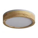 Светильник потолочный светодиодная Freya Ballia Fr6169cl-l25pn 10 м² нейтральный белый свет цвет сосна