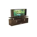 Тумба под телевизор Росток 006 105х61.5х35 см ЛДСП цвет венге/черный глянец