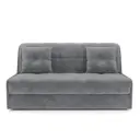 Диван раскладной Мебель-арс Барон №2 151x88x110 см велюр цвет vivaldi 92 темно-серый