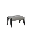 Пуф / подставка для ног рогожка Leset Спринг венге/серый 59.5x37.5 см