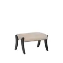 Пуф / подставка для ног велюр Leset Дэми венге/бежевый 60x37.5 см