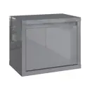 Обувница Beneli Спейс 64.8x52.4x40 см ЛДСП цвет серый глянец