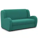 Диван раскладной Шарм-дизайн Барон 120x95x110 см велюр цвет бирюзовый