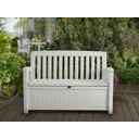Скамья-сундук складная Keter Patio Bench 227L 133 см x 61 см x 89 см полипропилен белый