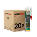 Герметик силиконовый Donewell санитарный белый 260 мл 20 шт