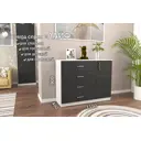 Комод Furnistyle 10696 5 ящиков 115x40x90 см ЛДСП цвет разноцветный