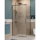 Душевой уголок BelBagno SOFT_CLOSE-1-AH-1-110/90-C-GM профиль никель