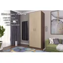 Шкаф распашной Furnistyle Лайф с 2 дверями 80x215x60 см ЛДСП цвет дуб экспрессив/макиато