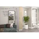 Шкаф распашной Furnistyle Лайф с 1 дверью 40x220x40 см ЛДСП цвет северное дерево/макиато