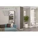 Шкаф распашной Furnistyle Лайф с 1 дверью 40x215x60 см ЛДСП цвет северное дерево/латте