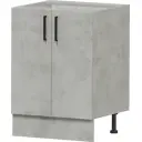 Напольный шкаф Алькона Парма 60x86x57.6 см МДФ цвет белый