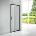 Душевая дверь Cezares ECO 120см эффект стекла прозрачный раздвижной