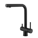 Смеситель для кухни Fmark FS1362H-LM поворотный излив 29.5 см цвет черный