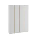 Шкаф распашной Сима-ленд Фаворт с 2 дверями 160x52x223 см ЛДСП цвет белый