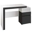 Стол письменный Сима-ленд Нова 115x45x135 см ЛДСП цвет антрацит/белый